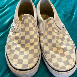 Gray Checkered Vans